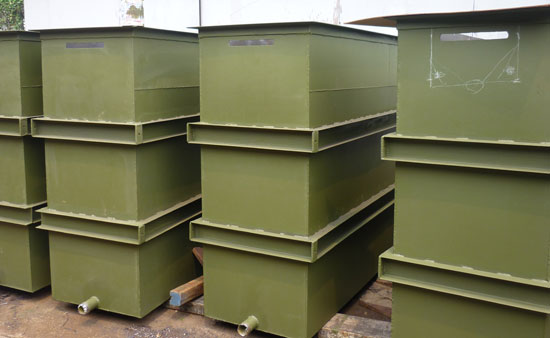 INDOFIB, INDO Light, FRP, Pelapisan FRP